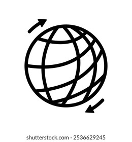 Icono de Internet sobre fondo blanco. Eps 10.
