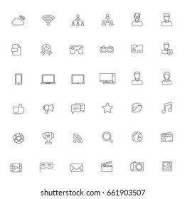 Internet icon on White background Vector illustrator.