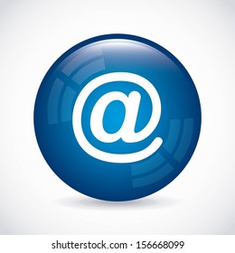 internet icon over  white background vector illustration