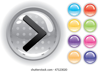 Internet icon. Perforated buttons. Vector illustration (EPS8). All parts (object) closed, possibility to edit.  Without a transparency. Isolated on a white background