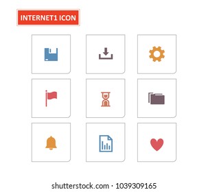 internet icon set