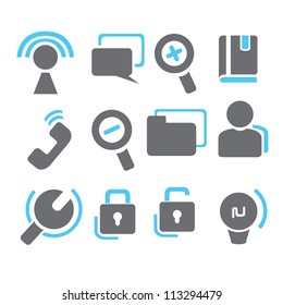 internet icon set