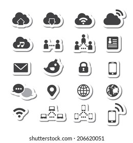 internet icon set