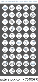 Internet icon set