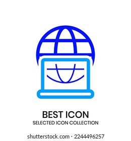 La colección de juegos de iconos de Internet se puede utilizar para digitalización e impresión