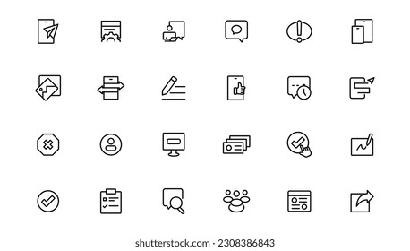 Internet  icon set. Containing online, computer, network, website, server, web design, hardware, software and programming. 