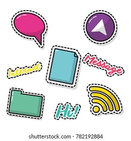 Internet icon set design