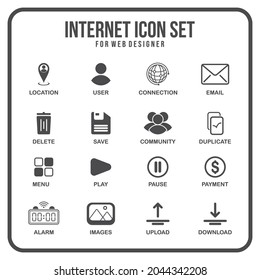 Internet Icon Sets for Web Designer