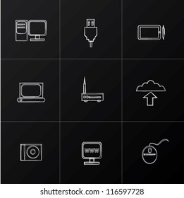Internet icon set,Vector