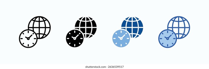 Internet Icon Sheet Multiple Style Collection Isolated Vector