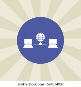 internet icon. sign design. background