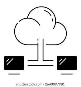 internet icon, simple design, vector illustration