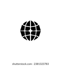 Internet icon. Simple style internet network poster background symbol. Internet brand logo design element. Internet t-shirt printing. Vector for sticker.