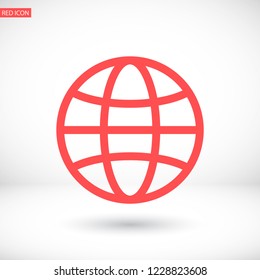 Internet icon vector