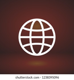 Internet icon vector