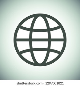 Internet icon vector