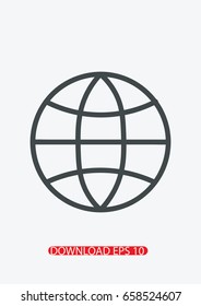 Internet icon, Vector