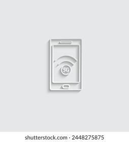 internet icon vector 4G 5G wi fi wifi sign 