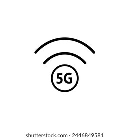 internet icon vector 5G wi fi wifi sign 