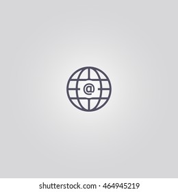 internet icon, vector illustration