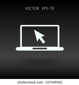 Internet icon. vector illustration