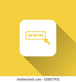 internet icon, vector illustration