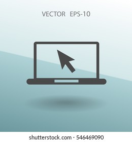 Icono de Internet. ilustración vectorial