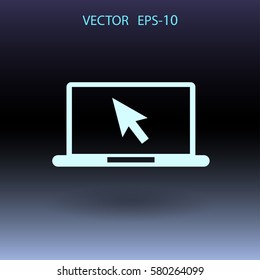 Internet icon. vector illustration
