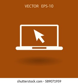 Icono de Internet. ilustración vectorial