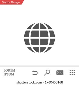 Internet Icon. Vector illustration EPS 10.