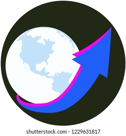 Internet icon. Vector illustration of intenet, web, network sign, symbol.