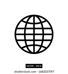 internet icon vector illustration logo simple design