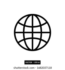 internet icon vector illustration logo simple design