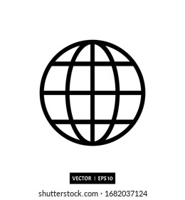 internet icon vector illustration logo simple design