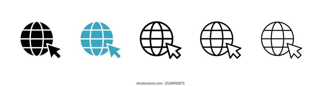 Ícone Internet vetor ilustração conjunto