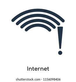 Internet icon vector isolated on white background, Internet transparent sign , symbols or elements in filled style