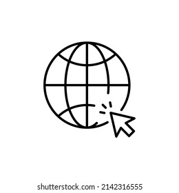 internet internet icon in vector. logotype