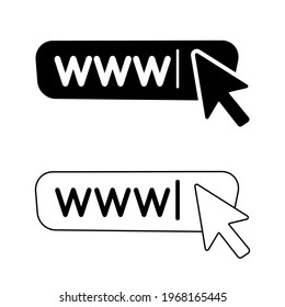 Internet icon vector set. connection illustration sign collection. cloud service symbol or logo.