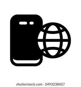 Ilustración de diseño de símbolos de Vector de iconos de Internet