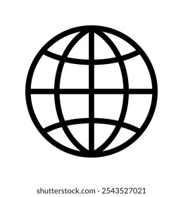 Ilustración de diseño de símbolo de Vector de icono de Internet
