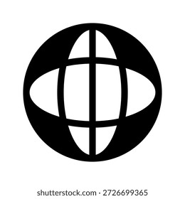 Ilustração de design de símbolo de vetor de ícone da Internet