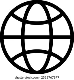Vector de icono de Internet. símbolo, icono, signo