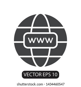 Internet Icon Vector, Vector for Web