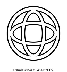 Internet icon vector. Website sign symbol vector. Internet vector icon illustration isolated on white background