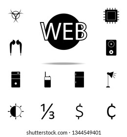 the Internet icon. web icons universal set for web and mobile