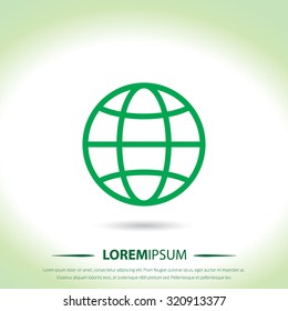 Internet icon for web and mobile