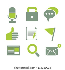 internet icon, web icon set
