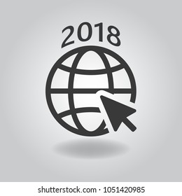 Internet icon.Go to web sign. Internet symbol.