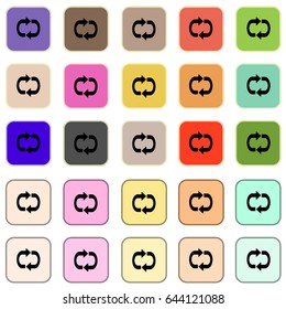 internet icons - buttons with arrows vector set