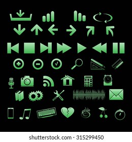Internet icons collection.